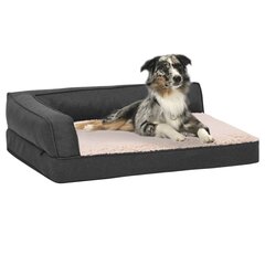 Ergonomiška lova šunims, 75x53 cm, pilka kaina ir informacija | Guoliai, pagalvėlės | pigu.lt