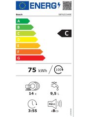 Bosch SBT6ZCX49E цена и информация | Посудомоечные машины | pigu.lt