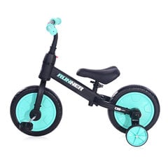 Балансировочный велосипед Loreeli Runner 2в1, Black&Turquoise цена и информация | Балансировочные велосипеды | pigu.lt