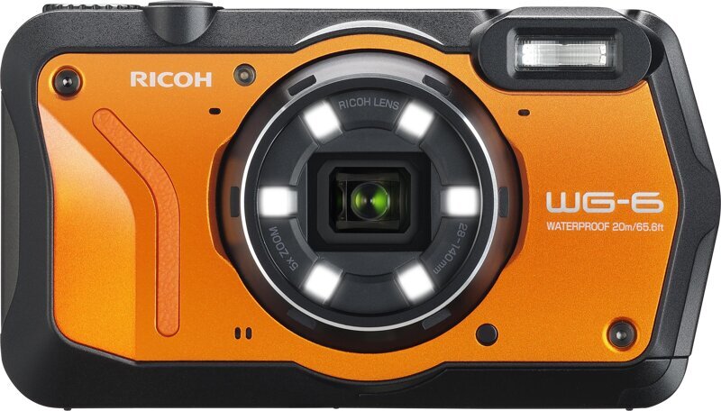 Ricoh WG-6, Orange цена и информация | Skaitmeniniai fotoaparatai | pigu.lt