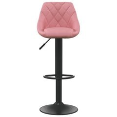 Барные стулья, 2 шт., розовые цена и информация | Стулья для кухни и столовой | pigu.lt