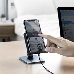 Ugreen foldable smartphone stand  phone stand gray (LP263) цена и информация | Держатели для телефонов | pigu.lt