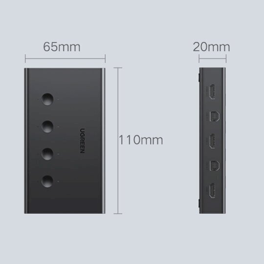 Ugreen CM293 kaina ir informacija | Adapteriai, USB šakotuvai | pigu.lt