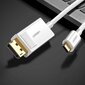 Ugreen USB Type C to Display Port 4K MM139, 1.5 m kaina ir informacija | Laidai telefonams | pigu.lt