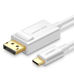 Ugreen USB Type C to Display Port 4K MM139, 1.5 m kaina ir informacija | Laidai telefonams | pigu.lt