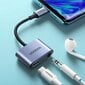 Ugreen audio adapter USB Type C (m) - USB Type C PD QC (f) + 3.5mm mini jack (f) CM231 kaina ir informacija | Laidai telefonams | pigu.lt