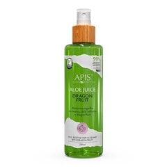 Увлажняющий и защитный спрей для лица, тела и волос APIS BODY AND FACE MIST NATURAL ALOE VERA MIST + Dragon Fruit, 250 мл цена и информация | Кремы, лосьоны для тела | pigu.lt