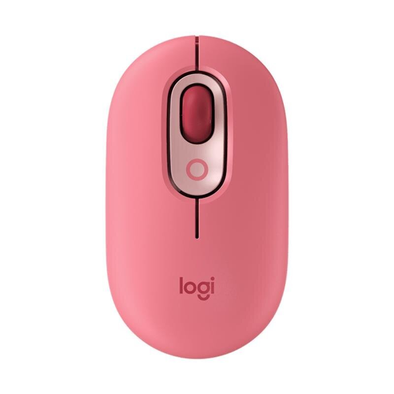 Logitech POP, rožinė цена и информация | Pelės | pigu.lt
