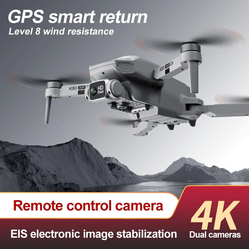 P5 dronas 4K kaina ir informacija | Dronai | pigu.lt