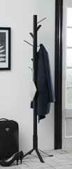 Вешалка Vinson 2, черная цена и информация | Вешалки для одежды | pigu.lt