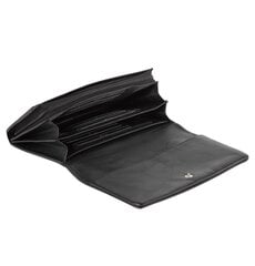 Odinė piniginė VOI leather design, juoda kaina ir informacija | Piniginės, kortelių dėklai moterims | pigu.lt