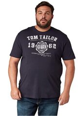 Marškinėliai vyrams trumpomis rankovėmis Tom Tailor, mėlyni kaina ir informacija | Vyriški marškinėliai | pigu.lt