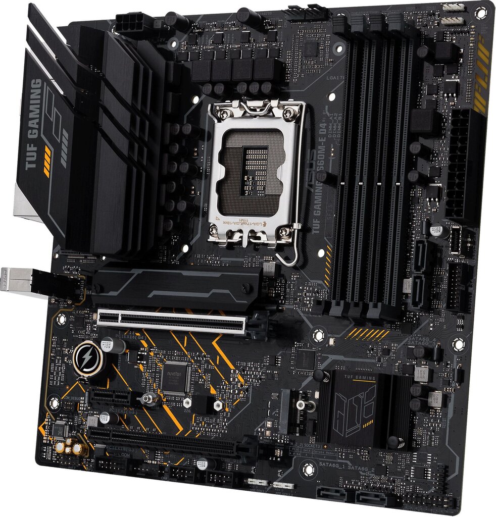 Asus TUF Gaming B660M-E D4 kaina ir informacija | Pagrindinės plokštės | pigu.lt