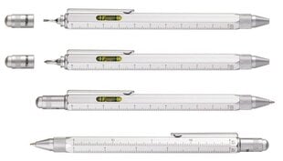 Многофункциональная ручка TROIKA Construction, серебряная цена и информация | Бизнес подарки | pigu.lt