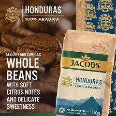 Kavos pupelės Jacobs Origins Honduras, 1 kg kaina ir informacija | Kava, kakava | pigu.lt
