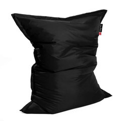 Кресло-мешок Qubo™ Modo Pillow 100, гобелен, черное цена и информация | Кресла-мешки и пуфы | pigu.lt