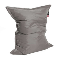 Кресло-мешок Qubo™ Modo Pillow 130, гобелен, серое цена и информация | Кресла-мешки и пуфы | pigu.lt