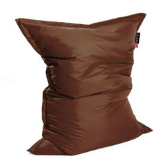 Кресло-мешок Qubo™ Modo Pillow 100, гобелен, коричневое цена и информация | Кресла-мешки и пуфы | pigu.lt