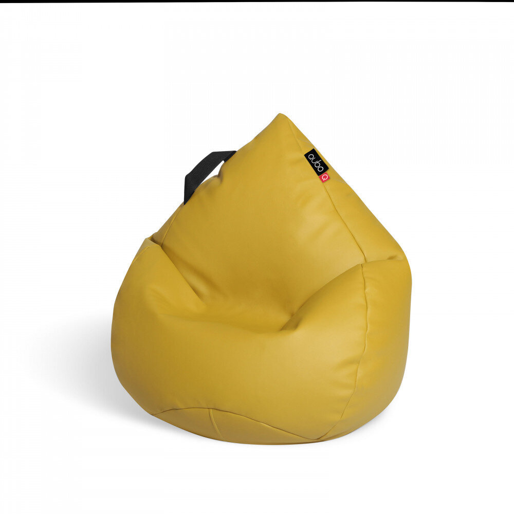 Vaikiškas sėdmaišis Qubo™ Drizzle Drop Pear Soft Fit, geltonas kaina ir informacija | Vaikiški sėdmaišiai, foteliai, pufai | pigu.lt