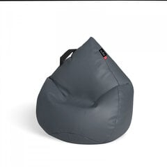 Кресло-мешок Qubo™ Drizzle Drop, эко-кожа, темно-синее цена и информация | Детские диваны, кресла | pigu.lt