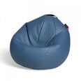Sėdmaišis Qubo™ Comfort 80, dirbtinė oda, mėlynas