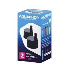 Сменный фильтр для бутылки с фильтром Aquaphor City, 2шт цена и информация | Фляги для воды | pigu.lt