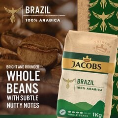 Kavos pupelės Jacobs Origins Brazil, 1 kg kaina ir informacija | Kava, kakava | pigu.lt