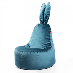 Кресло-мешок Qubo™ Daddy Rabbit, гобелен, синее цена и информация | Кресла-мешки и пуфы | pigu.lt