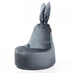 Sėdmaišis Qubo™ Daddy Rabbit, gobelenas, tamsiai pilkas kaina ir informacija | Sėdmaišiai ir pufai | pigu.lt