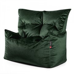 Кресло-мешок Qubo™ Chillin, гобелен, темно-зеленое цена и информация | Кресла-мешки и пуфы | pigu.lt