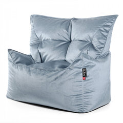 Кресло-мешок Qubo™ Chillin, гобелен, голубое цена и информация | Кресла-мешки и пуфы | pigu.lt