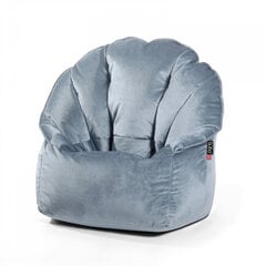 Кресло-мешок Qubo™ Shell, гобелен, светло-синее цена и информация | Кресла-мешки и пуфы | pigu.lt