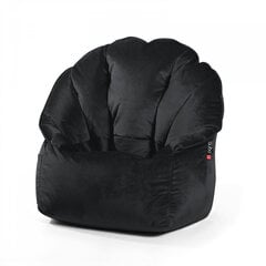 Кресло-мешок Qubo™ Shell, гобелен, черное цена и информация | Кресла-мешки и пуфы | pigu.lt