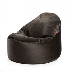 Кресло-мешок Qubo™ Cuddly 80, гобелен, коричневое цена и информация | Кресла-мешки и пуфы | pigu.lt