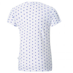 Детская спортивная футболка Puma ESS Dotted Tee Jr 58704202, белая цена и информация | Рубашка для мальчиков | pigu.lt