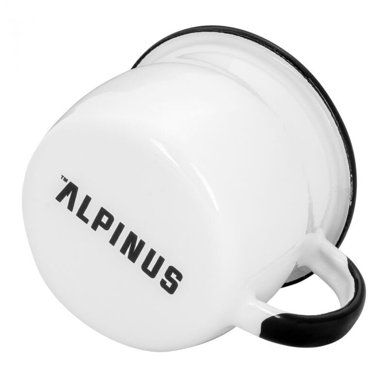 Emaliuotas puodelis Alpinus, 0.28 l kaina ir informacija | Turistiniai katiliukai, indai, įrankiai | pigu.lt