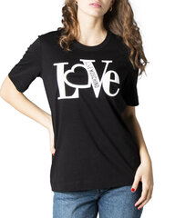 Футболка женская Love Moschino BFN-G-336544, черная цена и информация | Женские футболки | pigu.lt
