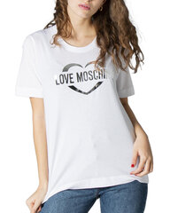 Marškinėliai moterims Love Moschino BFN-G-336961, balti kaina ir informacija | Marškinėliai moterims | pigu.lt