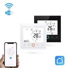 Išmanusis programuojamas termostatas su Wi-Fi Smart Home elektrinėms grindims valdyti цена и информация | Датчики | pigu.lt