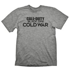 Call of Duty Cold War LOGO серая футболка - XL размер цена и информация | Атрибутика для игроков | pigu.lt