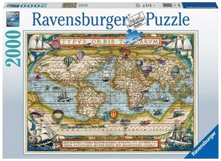 Головоломка Around the World,RAVENSBURGER, 2000д., 16825 цена и информация | Пазлы | pigu.lt