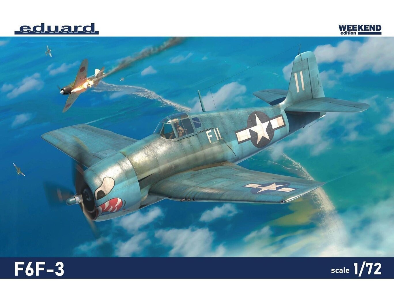 Конструктор Eduard - F6F-3 Weekend edition (Grumman F6F Hellcat), 1/72,  7457 цена | pigu.lt