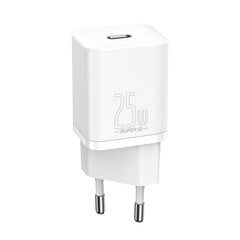 Ładowarka sieciowa Baseus Super Si Quick Charger 1C 25W (white) цена и информация | Зарядные устройства для телефонов | pigu.lt