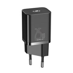 Baseus Super Si Quick Charger 1C 25W (black) цена и информация | Зарядные устройства для телефонов | pigu.lt