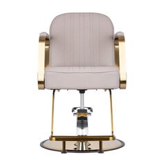Профессиональное парикмахерское кресло GABBIANO ARCI, бежевого цвета с золотитыми деталями цена и информация | Мебель для салонов красоты | pigu.lt