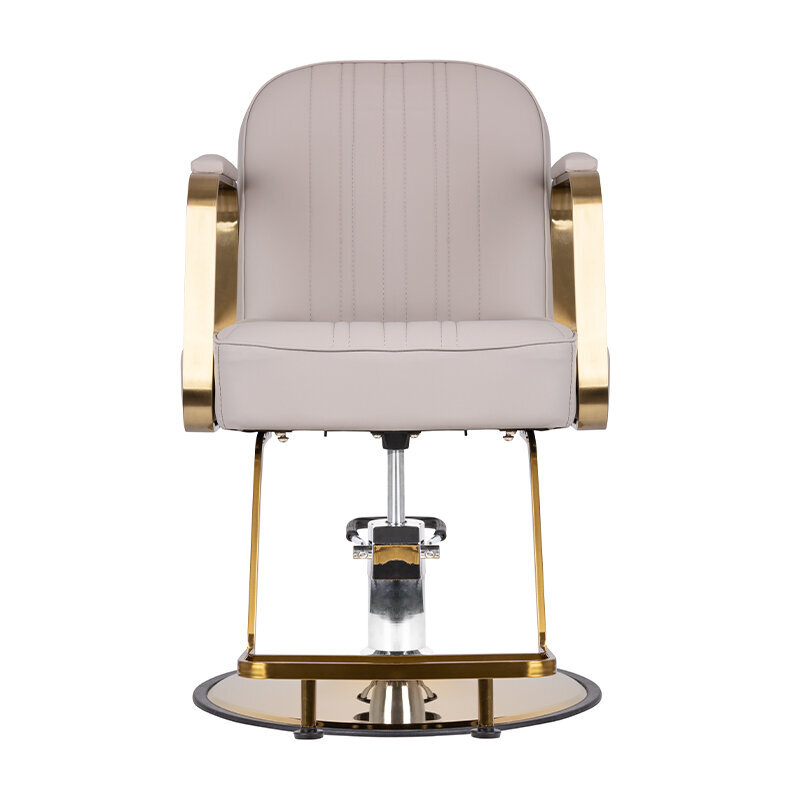 Profesionali kirpyklos kėdė  GABBIANO ARCI, bežo spalvos su auksinėmis detalėmis kaina ir informacija | Baldai grožio salonams | pigu.lt