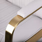 Profesionali kirpyklos kėdė  GABBIANO ARCI, bežo spalvos su auksinėmis detalėmis kaina ir informacija | Baldai grožio salonams | pigu.lt