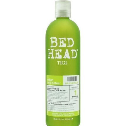 Drėkinantis ir stiprinantis plaukus šampūnas Tigi Bed Head Urban Antidotes Re-Energize, 750 ml цена и информация | Šampūnai | pigu.lt