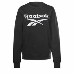 Džemperis moterims Reebok Identity Logo W, juodas kaina ir informacija | Džemperiai moterims | pigu.lt