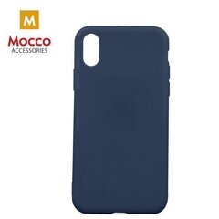 Mocco Ultra Slim Soft Matte 0.3 mm Silicone Case for Samsung Galaxy S21 FE Blue kaina ir informacija | Telefono dėklai | pigu.lt